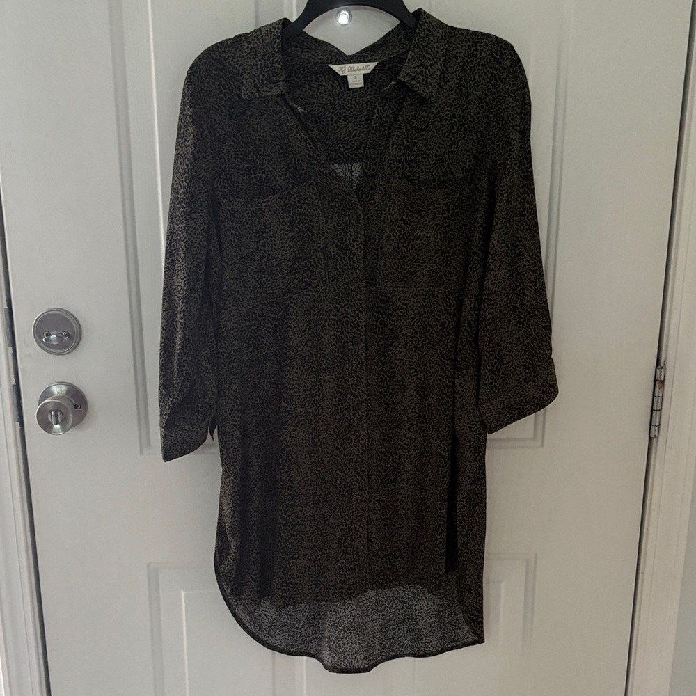 Chic Sheer Tunic Blouse
